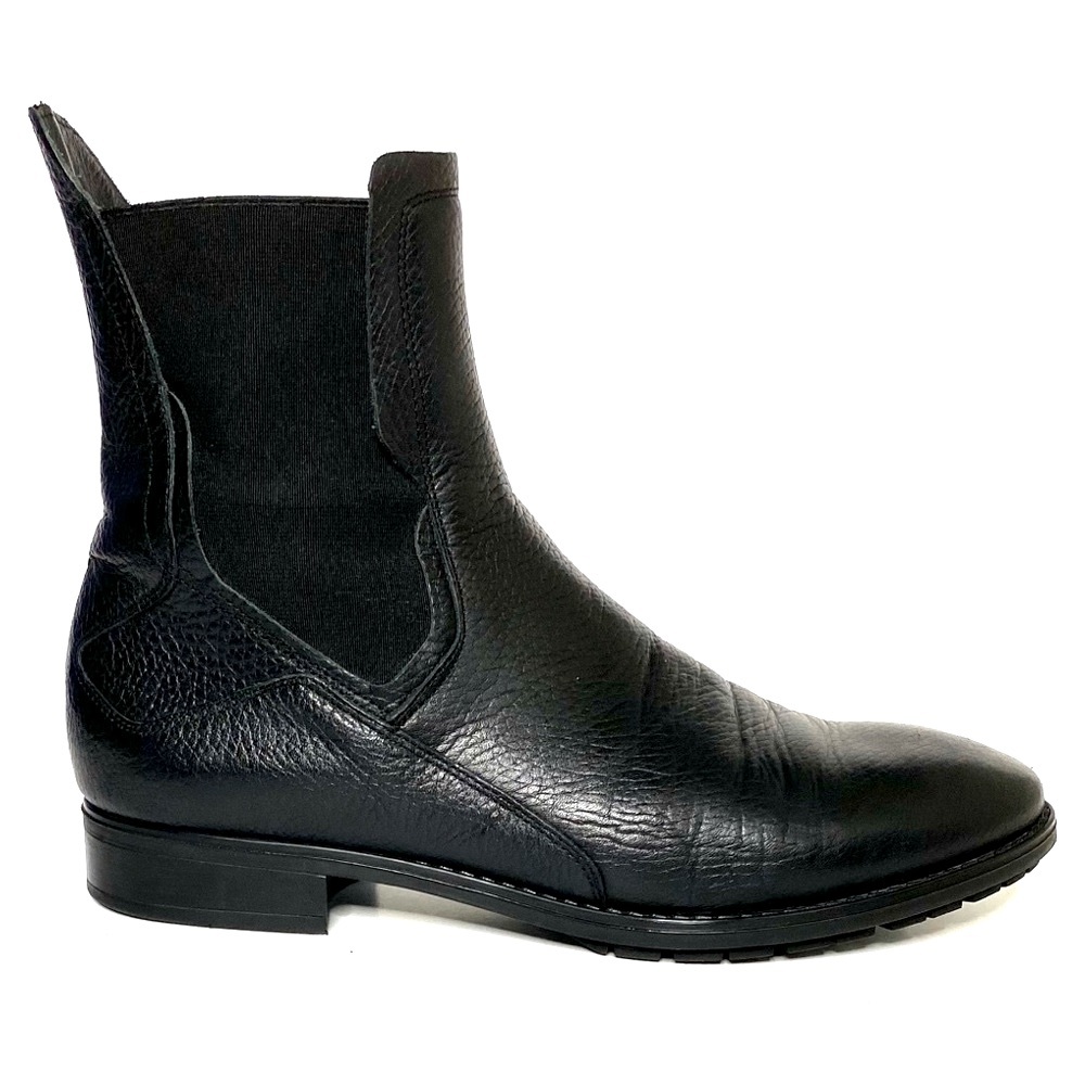ZARA Leather Chelsea Pull-on Boot